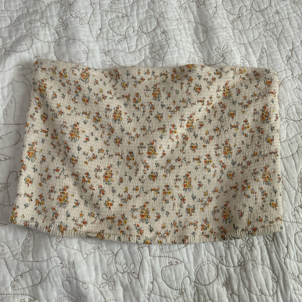 Floral Cream Skirt